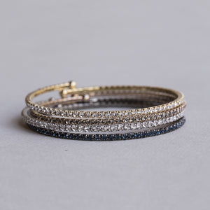 Flexi Diamante Bangles