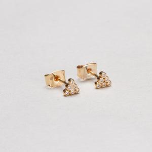 Pyramid Stud Earrings