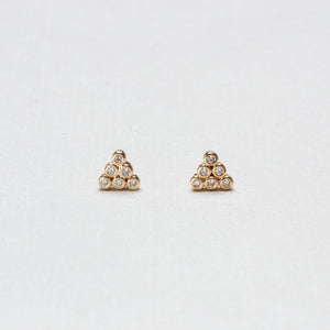 Pyramid Stud Earrings