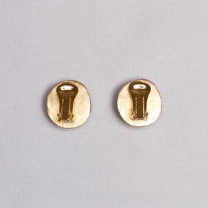 Vintage Gold Clip-on Earrings