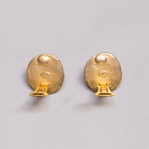 Vintage Gold Clip-on Earrings