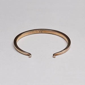 Vintage Gold-plated Silver Cuff Bangle