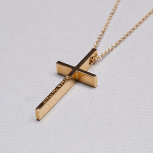 Vintage 18ct Gold Cross Chain Necklace