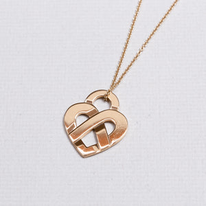 Poiray 18ct Gold Heart Charm Pendant "Cœur Entrelacé"