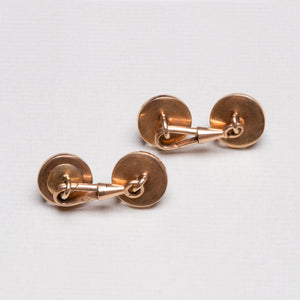 Vintage 14ct Gold Essex Glass Cufflinks