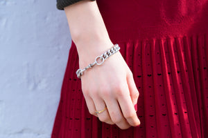 Vintage Silver Chain Bracelet #1