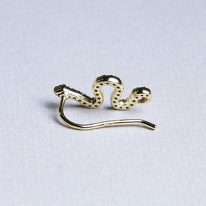 Snake Pave Earrings