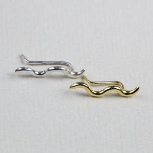 Gold and Silver Climber Earslide