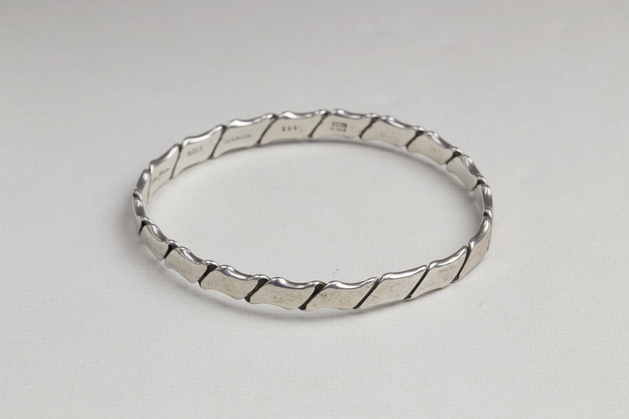 Vintage Sterling Silver bangle #203 by Hans Hansen