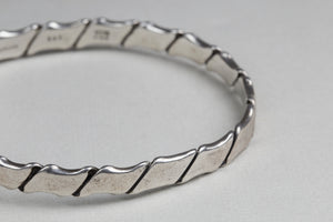 Vintage Sterling Silver bangle #203 by Hans Hansen