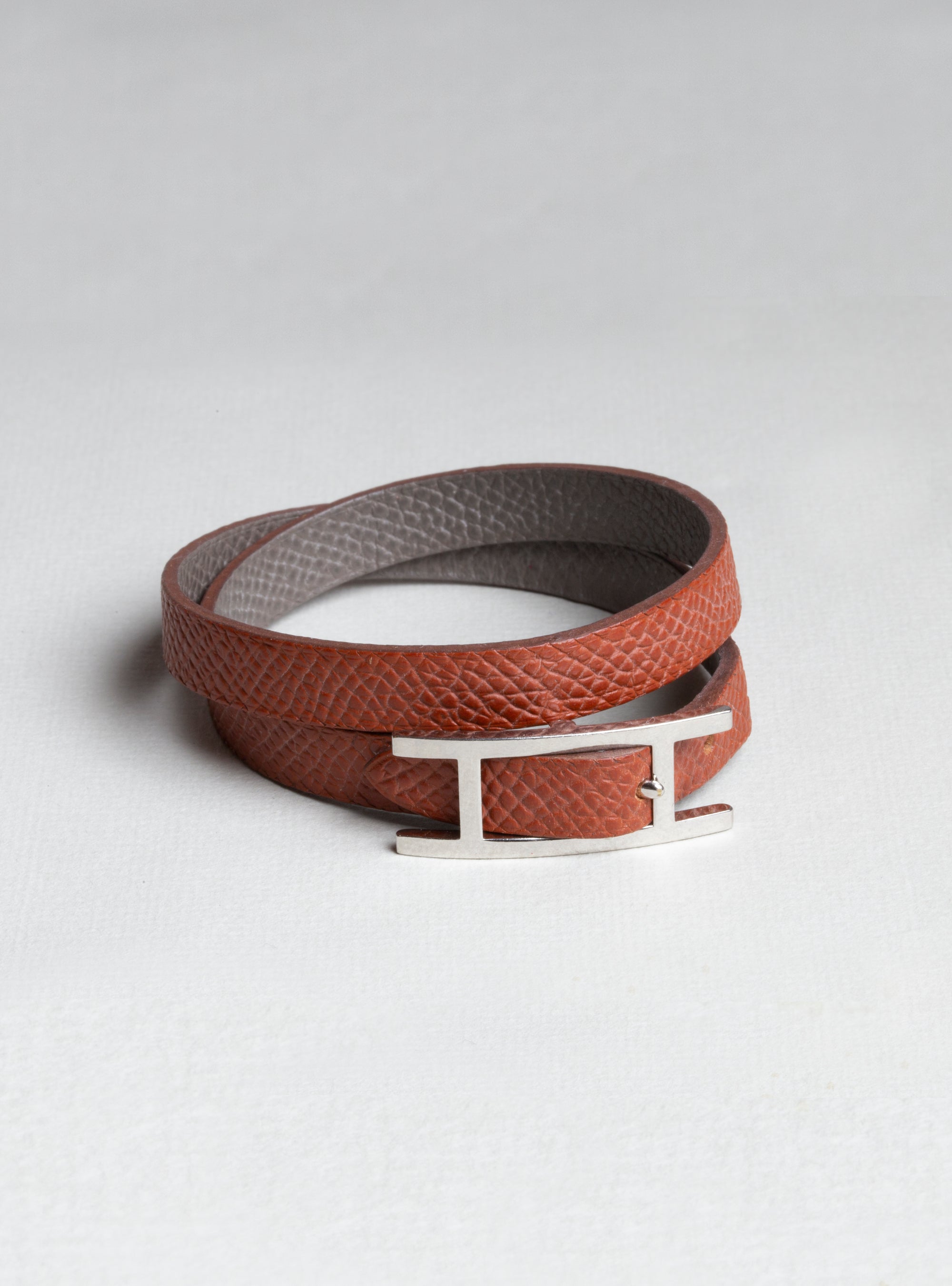 Vintage Hermes "Behapi Double Tour" Bracelet