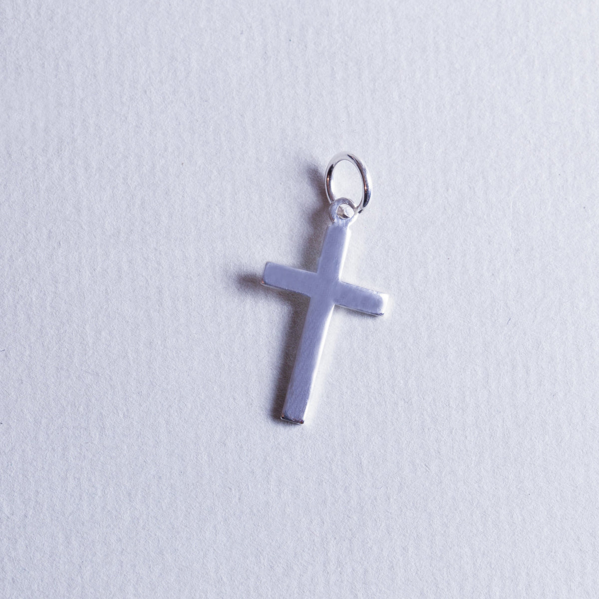 Silver Cross Pendant Charm