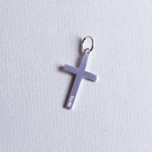 Silver Cross Pendant Charm