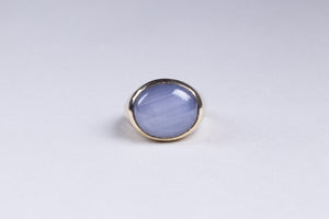 Star Sapphire Gold Ring