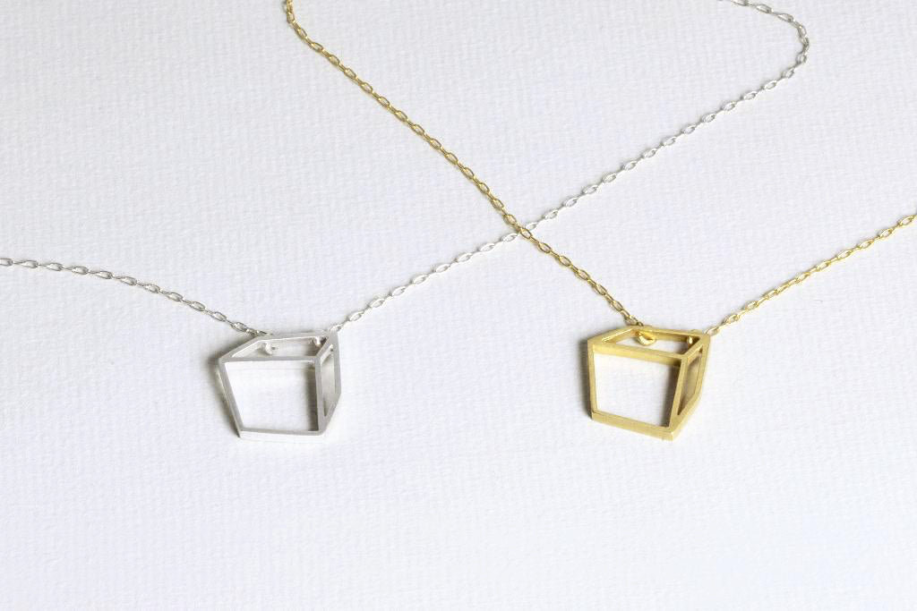 Small Cube Necklace