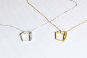 Small Cube Necklace