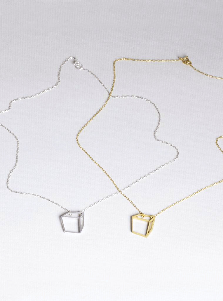 Small Cube Necklace