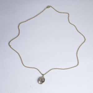 9ct Gold Paw Prints Pendant Necklace