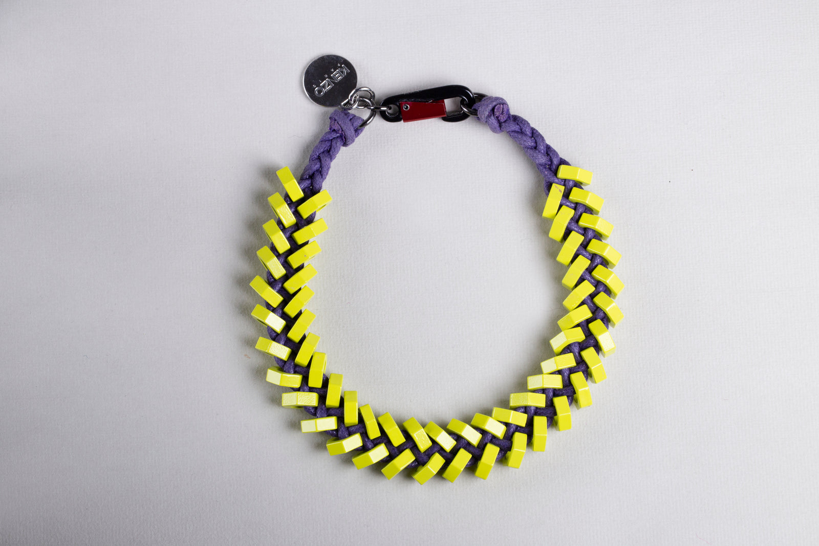 Vintage Metal and String Necklace