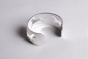 Vintage Sterling Silver Horse Bracelet