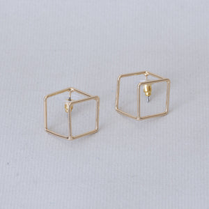 Cube Stud Earrings