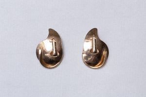 Vintage Gold Clip-on Earrings