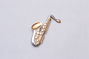 Vintage Saxophone Brooch