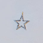 Big Diamond Star Pendant Charm
