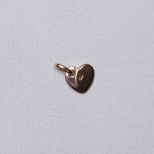 18ct Gold Heart Pendant Charm