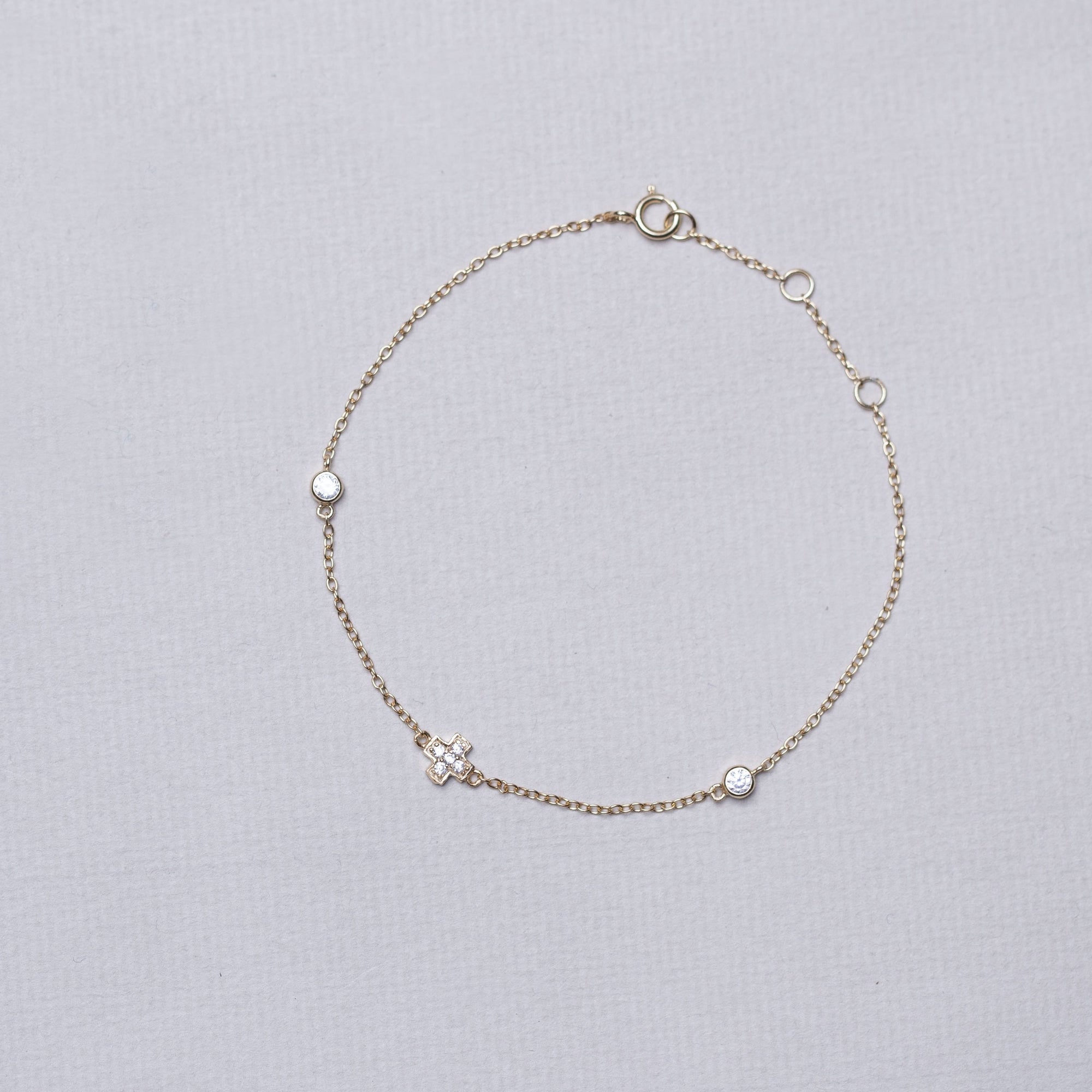 Cross Chain Bracelet