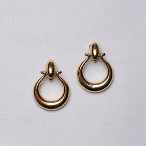 Vintage Gold Clip-on Earrings