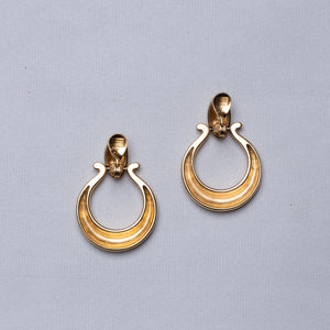 Vintage Gold Clip-on Earrings