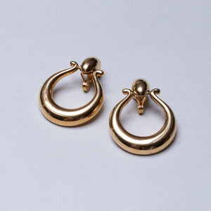 Vintage Gold Clip-on Earrings