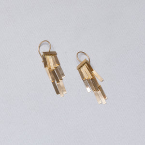 18ct Gold Rainfall Earrings