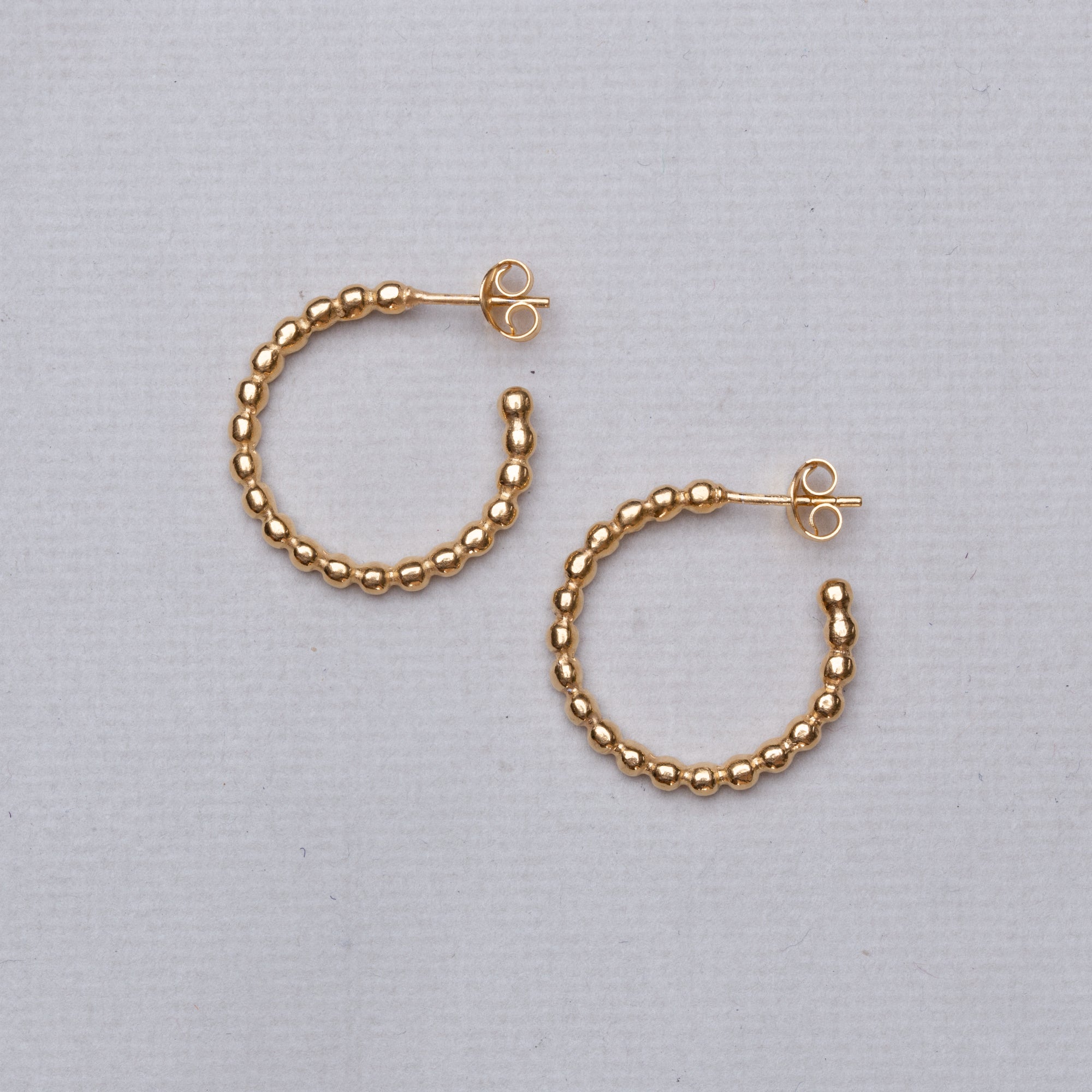 Bobble Hoop Earrings