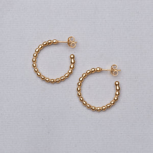 Bobble Hoop Earrings