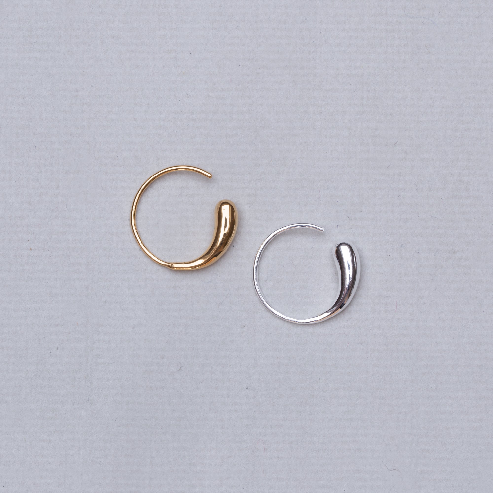 Teardrop Hoop Earrings