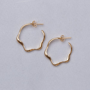 Wonky Hoop Earrings