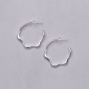 Wonky Hoop Earrings