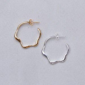 Wonky Hoop Earrings