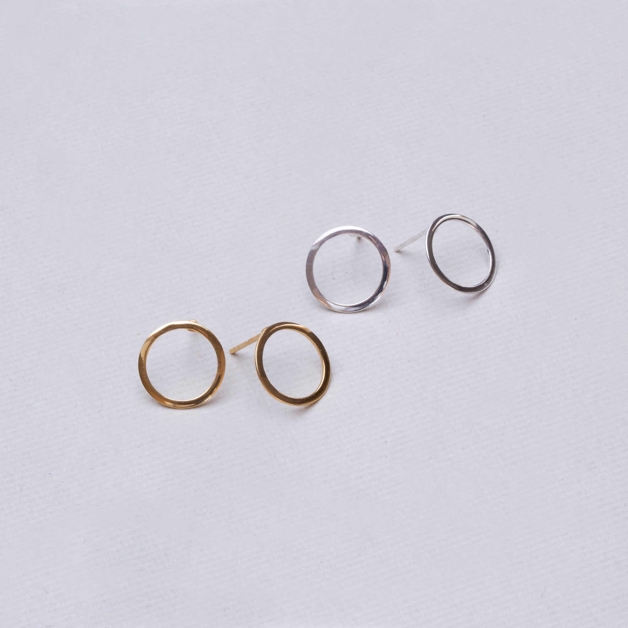 Circle Stud Earrings