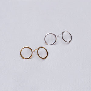 Circle Stud Earrings