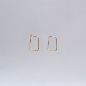 Rectangular Hoop Earrings