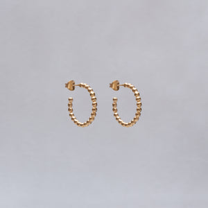 Bobble Hoop Earrings