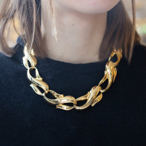 Vintage Gold Chain Necklace