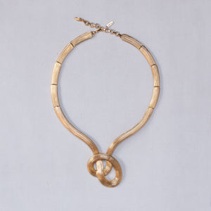 Vintage Gold Twisted Necklace