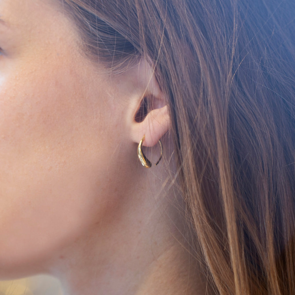 Teardrop Hoop Earrings