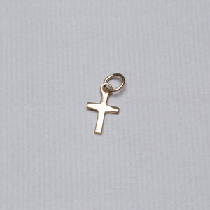 Simple Gold Cross Necklace