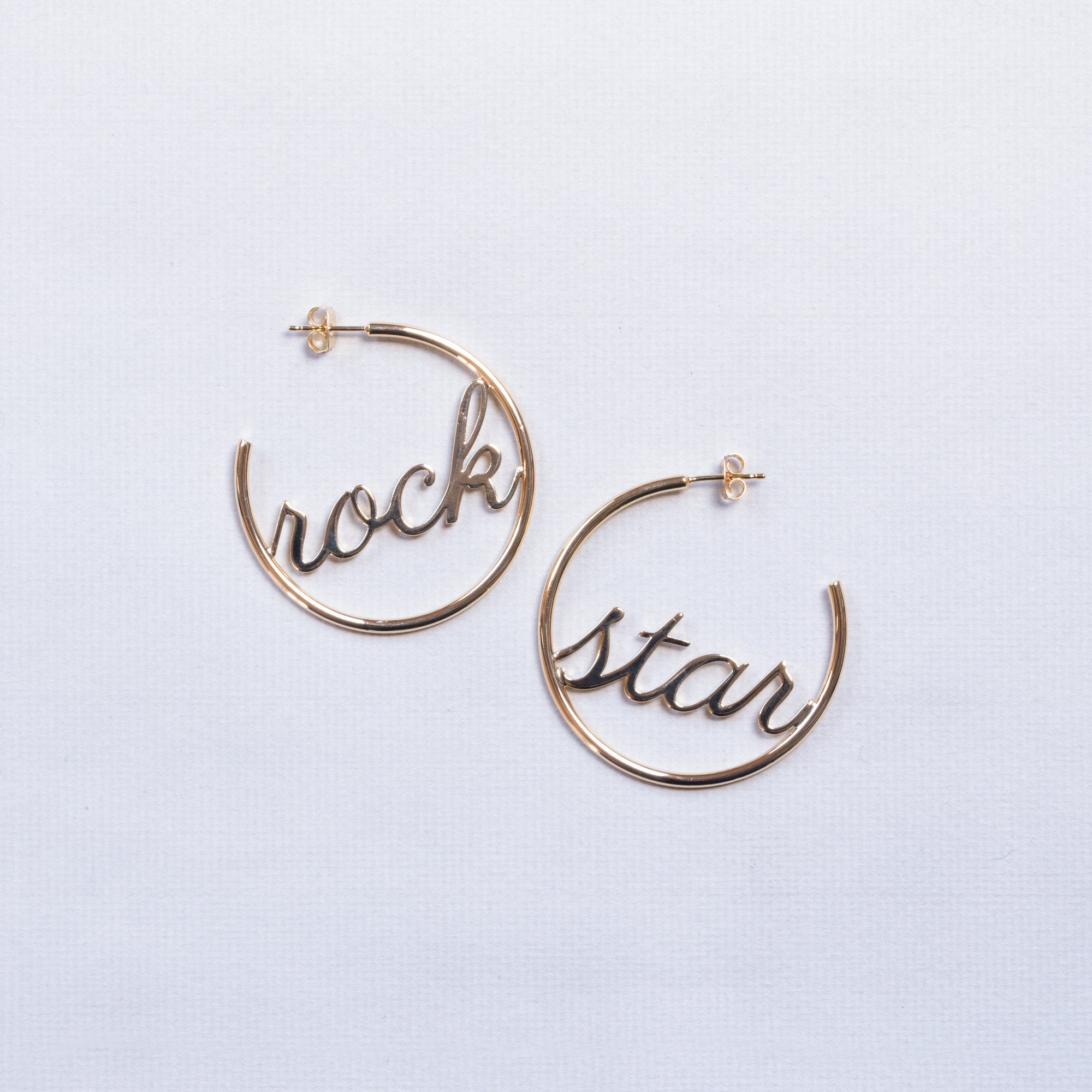 Rock Star Hoop Earrings