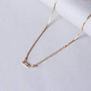 Flat Snake Chain Necklace